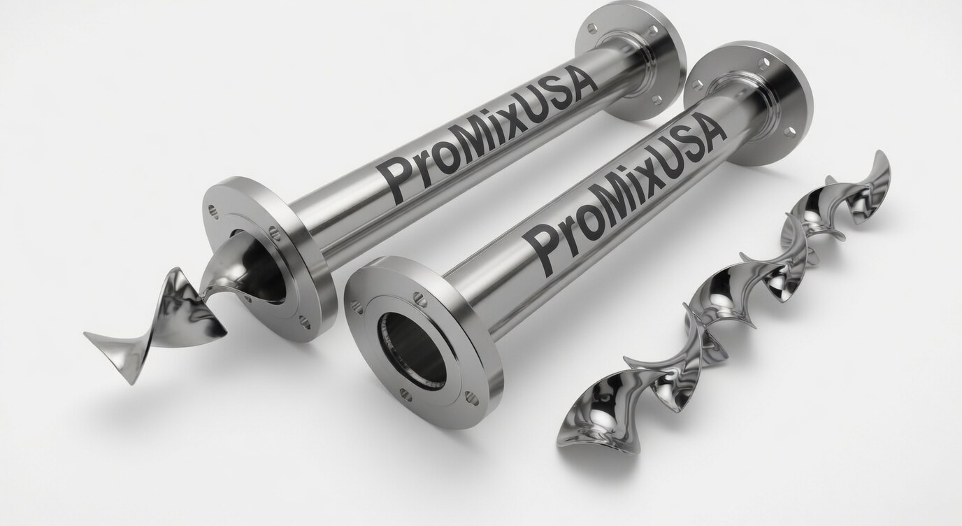 Hastelloy C22 Flanged Static Mixers
