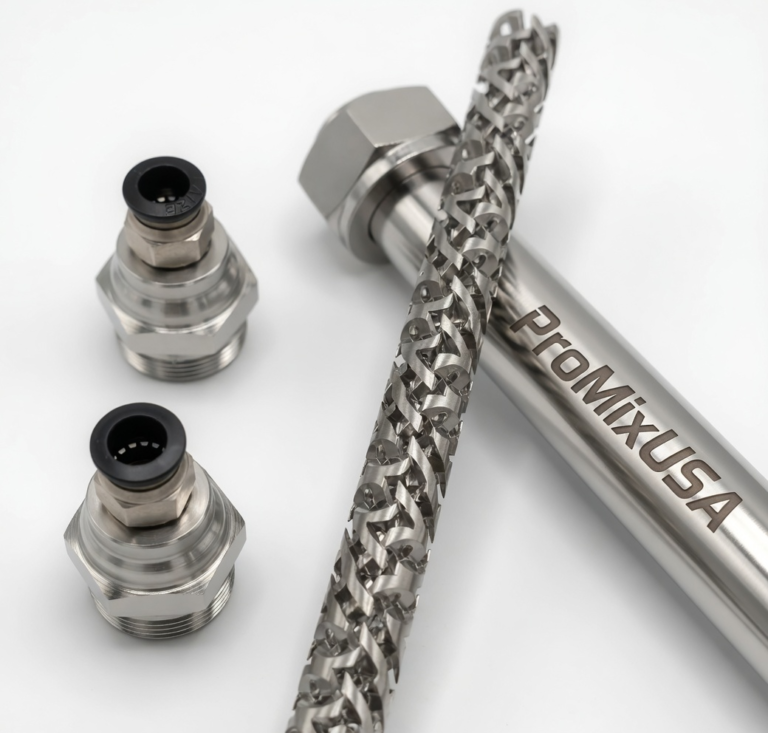 Tube Static Mixers - are for small mixing applications or lab work