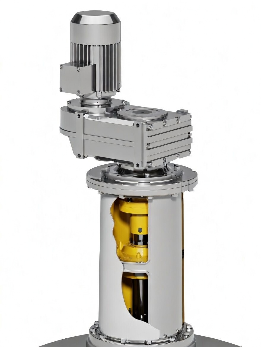 Vertical Tank Mixer Stainless