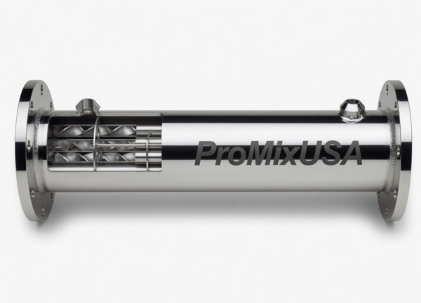 Shell and Tube Static Mixers - for High Shear or laminar flow mixing